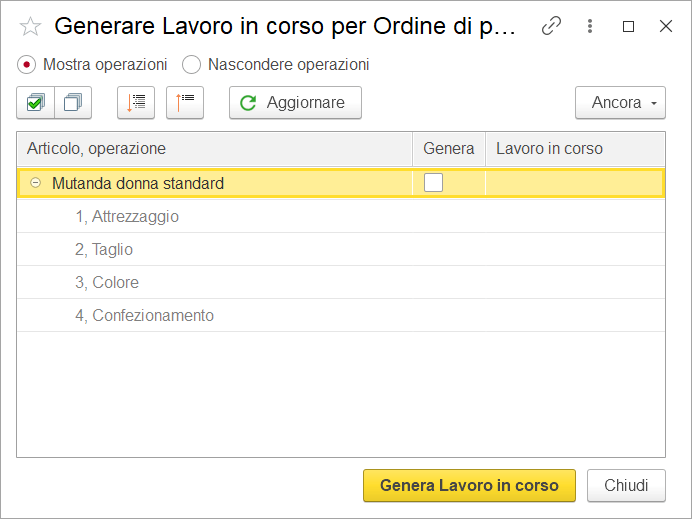 Genera lavori in corso