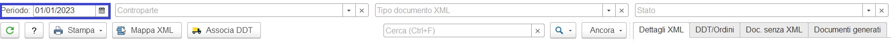 Filtro file XML