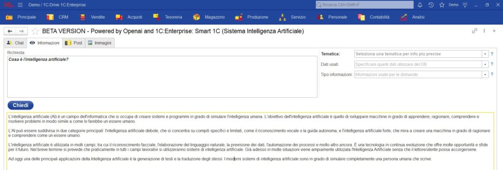 Testo generato da Intelligenza Artificiale